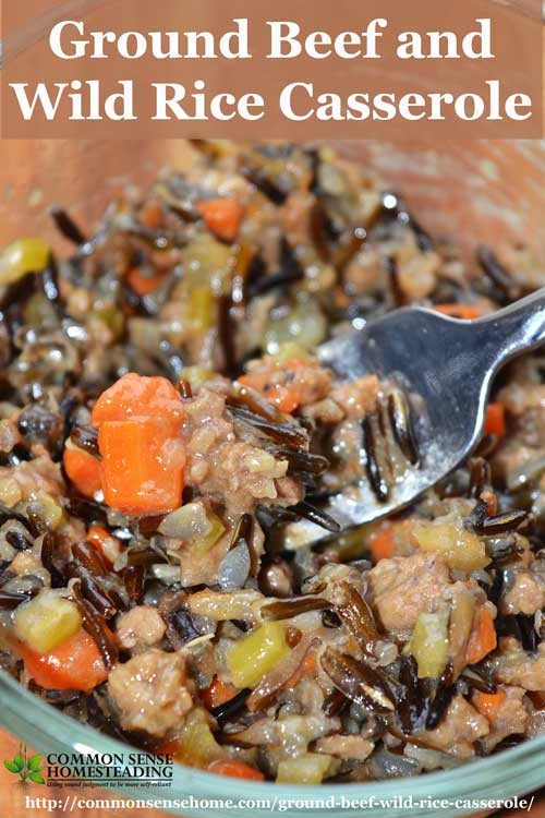 One Pot Meals With Ground Beef
 Ground Beef and Wild Rice Casserole An Easy e Pot Meal