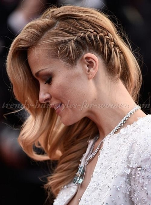 One Side Braided Hairstyle
 Hairstyles with braid on one side Google Search