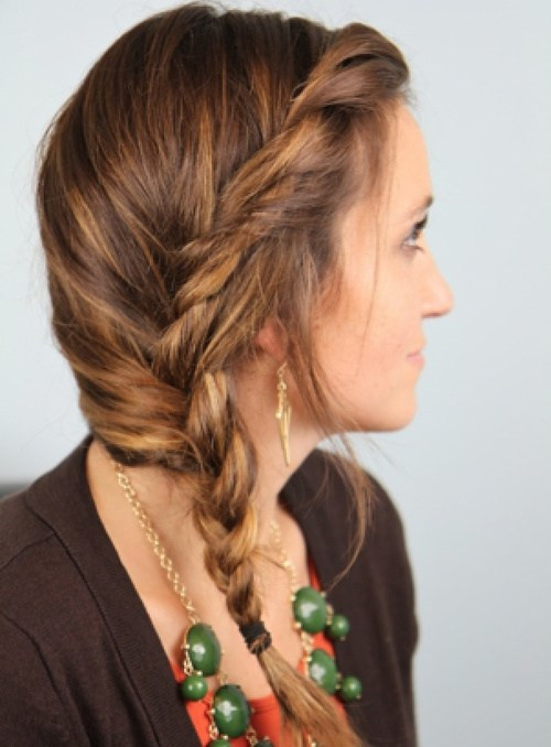 One Side Braided Hairstyle
 20 Stylish Side Braid Hairstyles For Long Hair