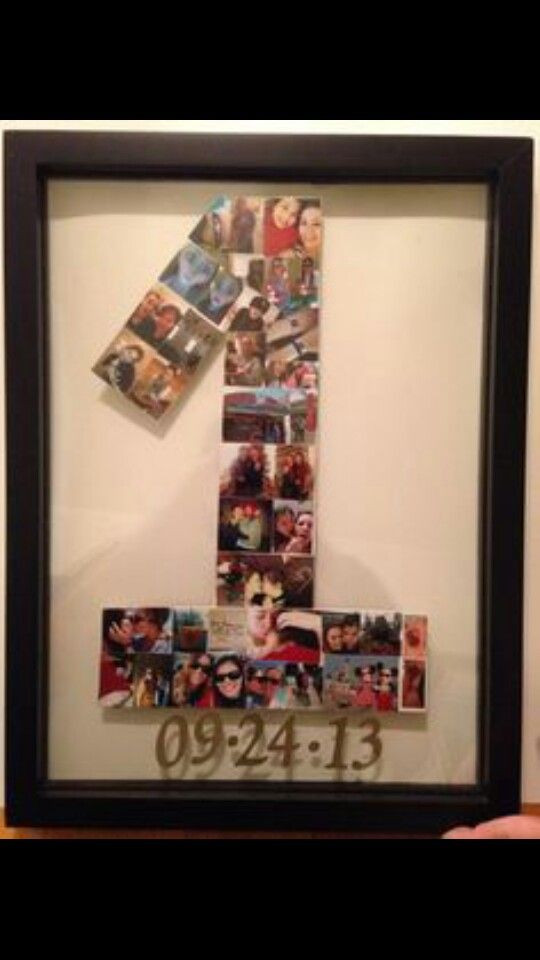 One Year Gift Ideas For Girlfriend
 My first Pinterest project My wonderful mom helped me