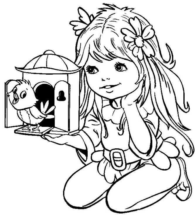 Online Coloring Pages Girls
 Coloring Ville