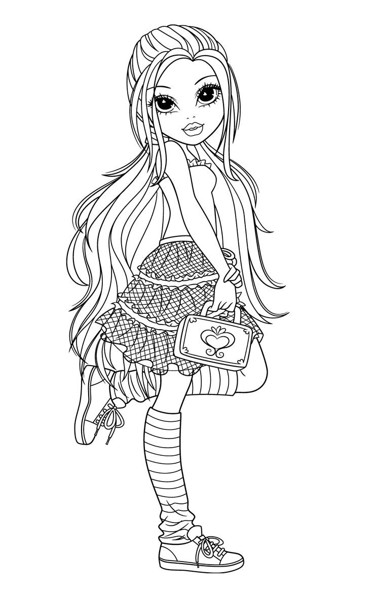Online Coloring Pages Girls
 moxie girlz coloring pages