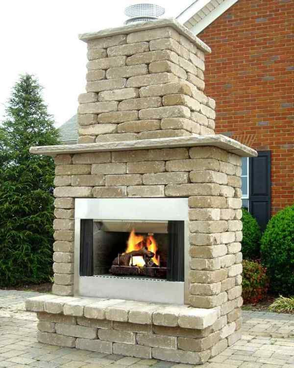 Outdoor Fireplace Kits DIY
 diy outdoor wood burning fireplace