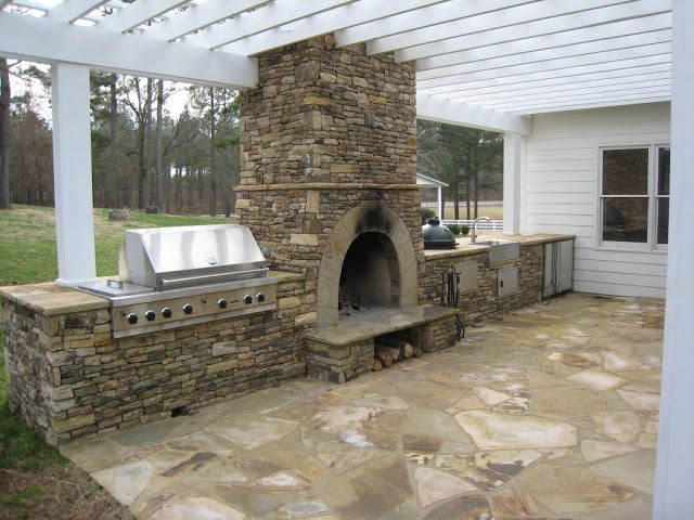 Outdoor Kitchen Designs With Fireplace
 Outdoor Fireplace Kits for the DIYer Shine Your Light