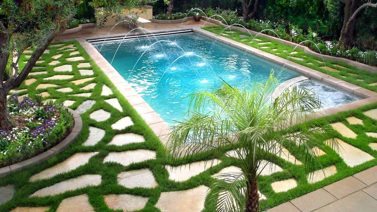 Outdoor Landscape Pool
 Swimming Pool Landscaping Ideas Ideas for Beautiful