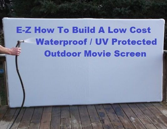 Outdoor Movie Screen DIY
 50 Backyard Hacks Home Stories A to Z