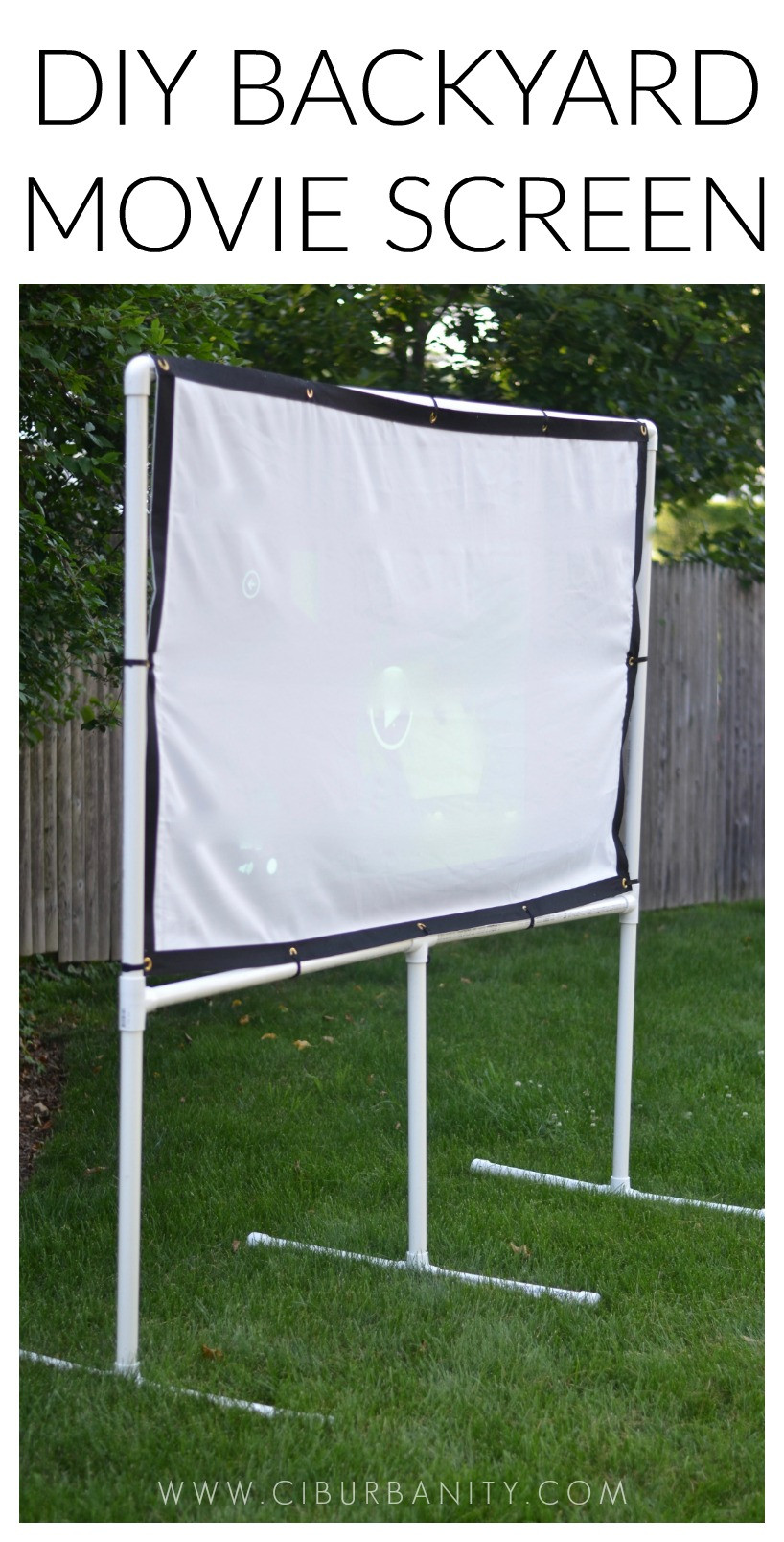 Outdoor Movie Screen DIY
 Decorating and Useful PVC Pipes for Your Garden