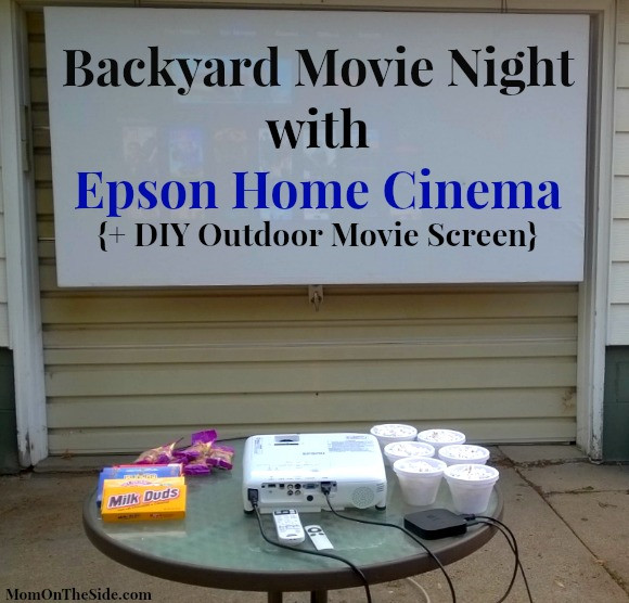 Outdoor Movie Screen DIY
 Epson Home Cinema DIY Outdoor Movie Screen