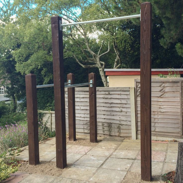 Outdoor Pull Up Bar DIY
 Pin by Louise Karu on Ideas For Gymnastics Backyard
