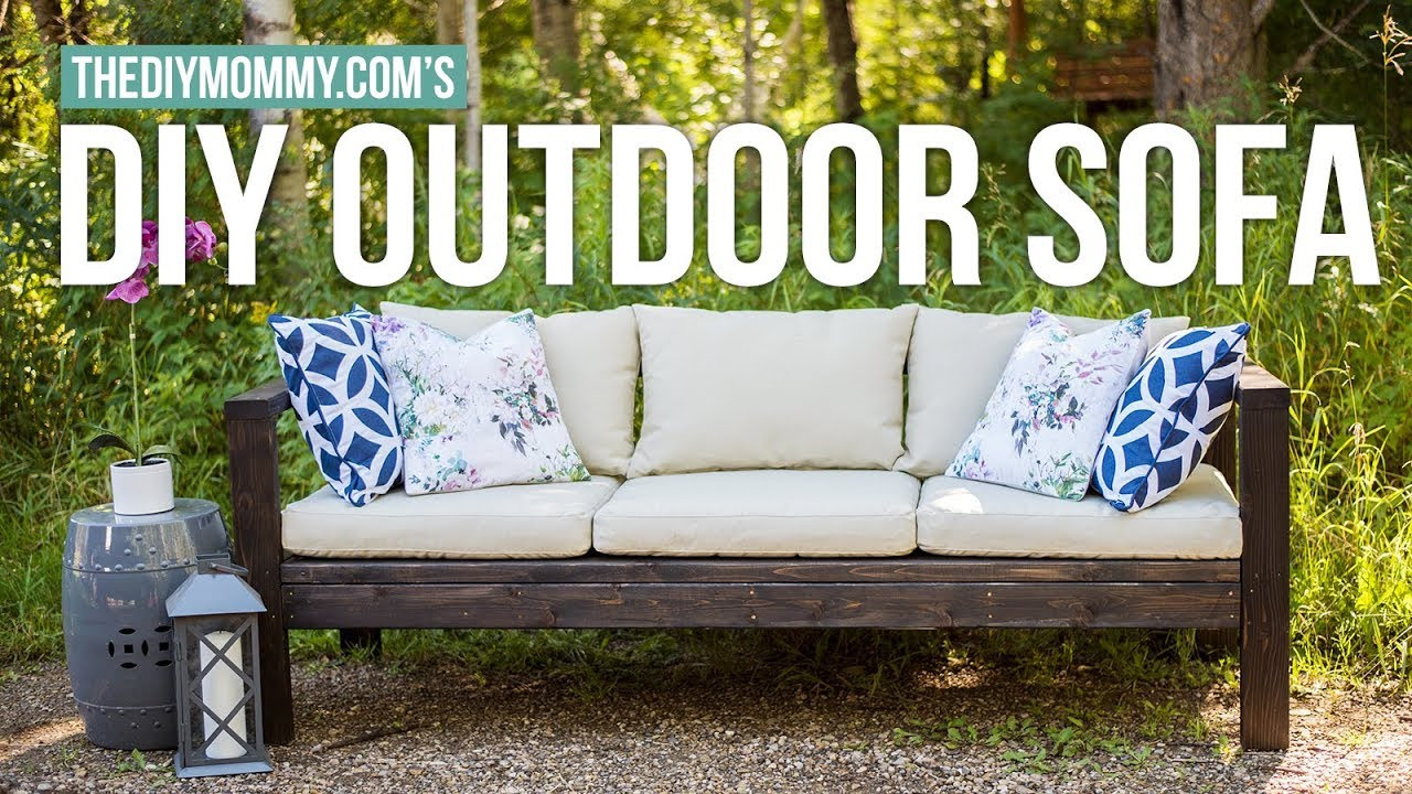 Outdoor Sectional DIY
 How to Make a DIY Outdoor Sofa Vlogust Day 21