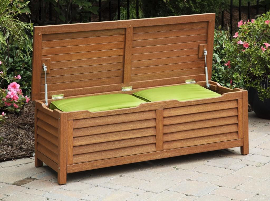 Outdoor Storage Bench With Cushion
 Waterproof Outdoor Cushion Storage