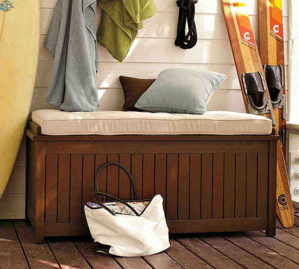 Outdoor Storage Bench With Cushion
 Outdoor Storage Bench with Cushion Home Furniture Design