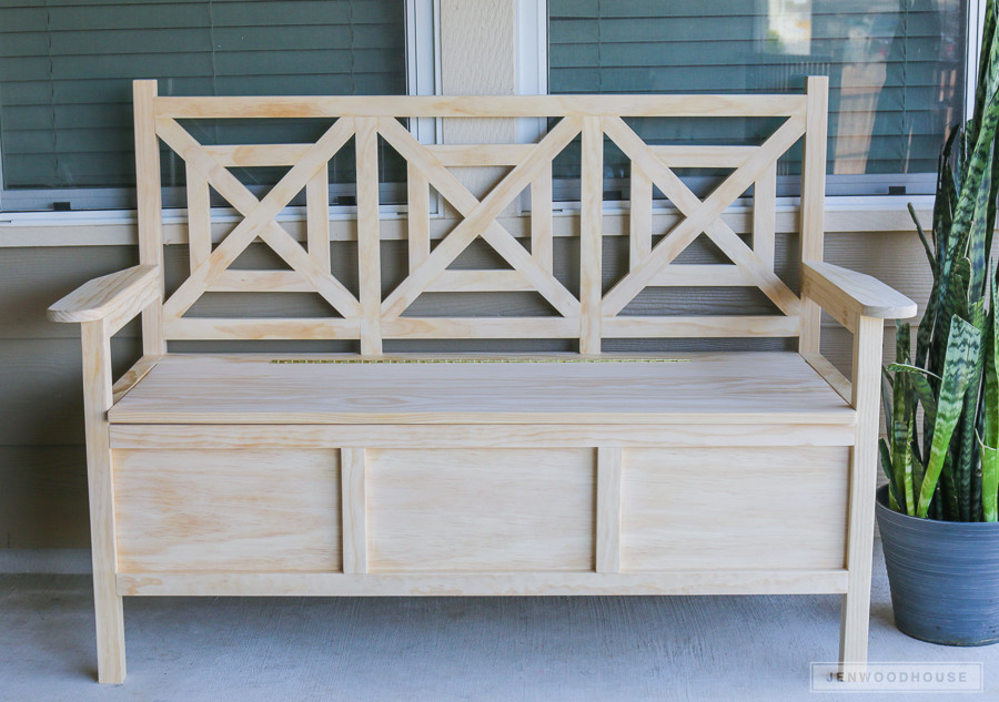 Outdoor Storage Bench With Cushion
 How To Build A DIY Outdoor Storage Bench