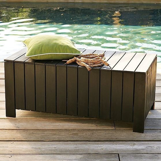 Outdoor Storage Bench With Cushion
 Outdoor Cushion Storage Bench Home Furniture Design