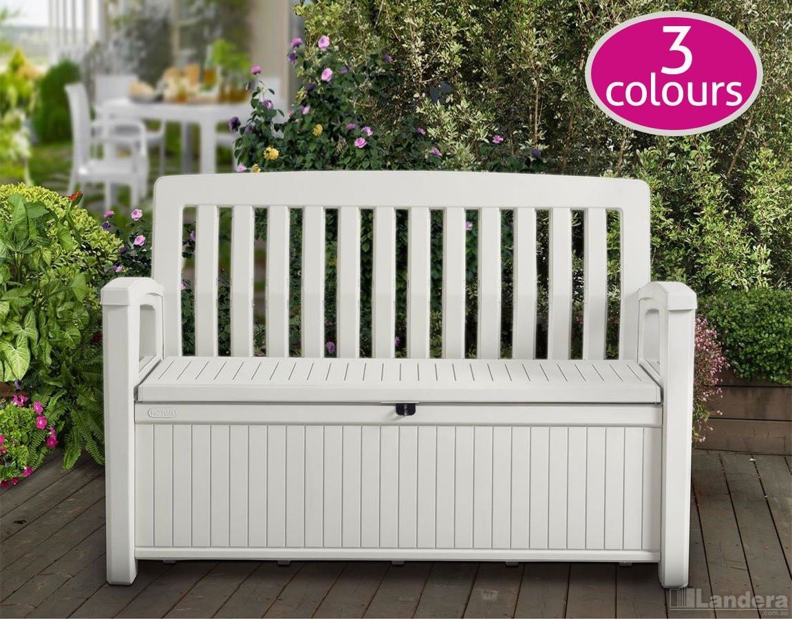 Outdoor Storage Bench With Cushion
 Keter Storage Bench Cushion
