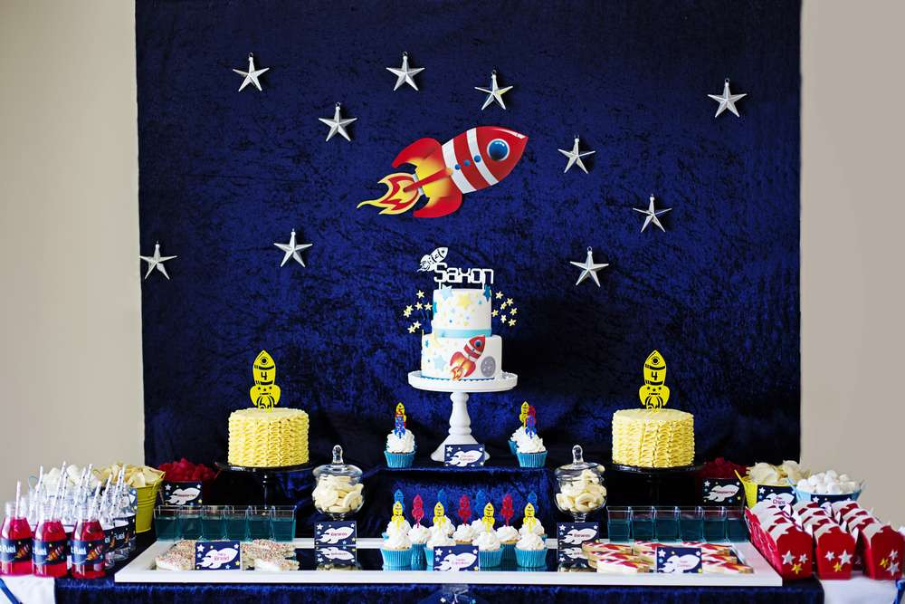 Outer Space Birthday Party
 Rockets Outer space Birthday Party Ideas