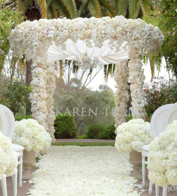 Outside Wedding Decorations
 Wedding Inspiration An Outdoor Ceremony Aisle Wedding Bells
