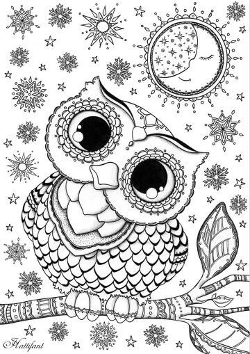 Owl Coloring Pages For Girls
 De 25 bedste idéer inden for Owl coloring pages på