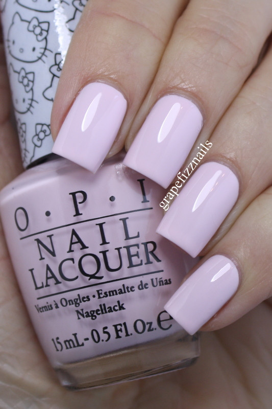 Pale Nail Colors
 Grape Fizz Nails New OPI Hello Kitty Collection