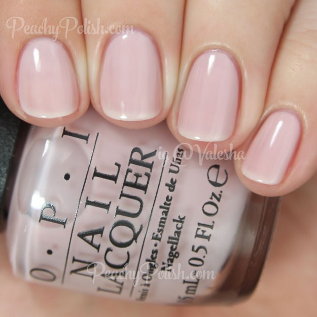 Pale Nail Colors
 OPI Soft Shades 2015 Swatches & Review Peachy Polish