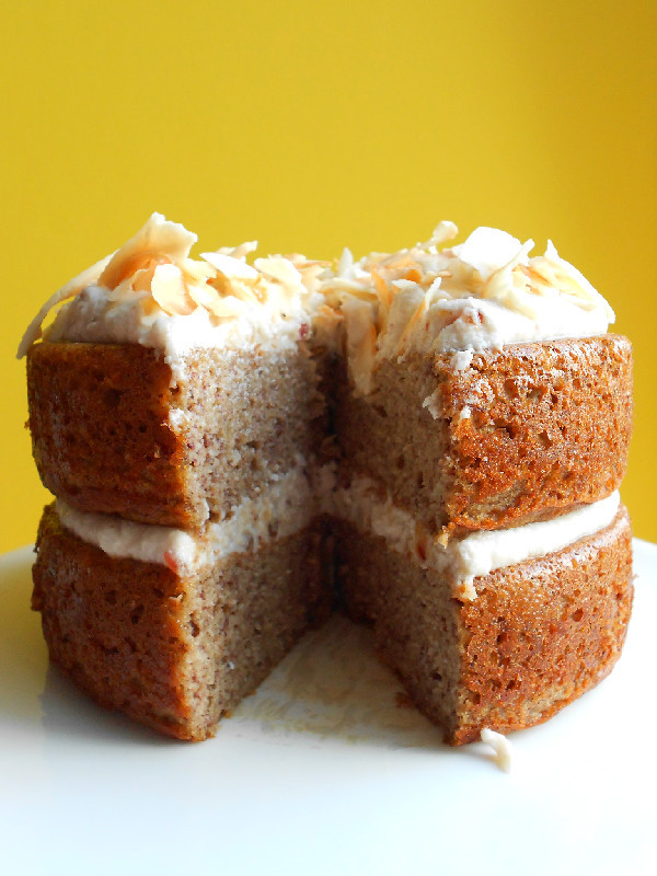 Paleo Coconut Cake
 Paleo Banana Cake with Coconut Whipped Cream Confessions