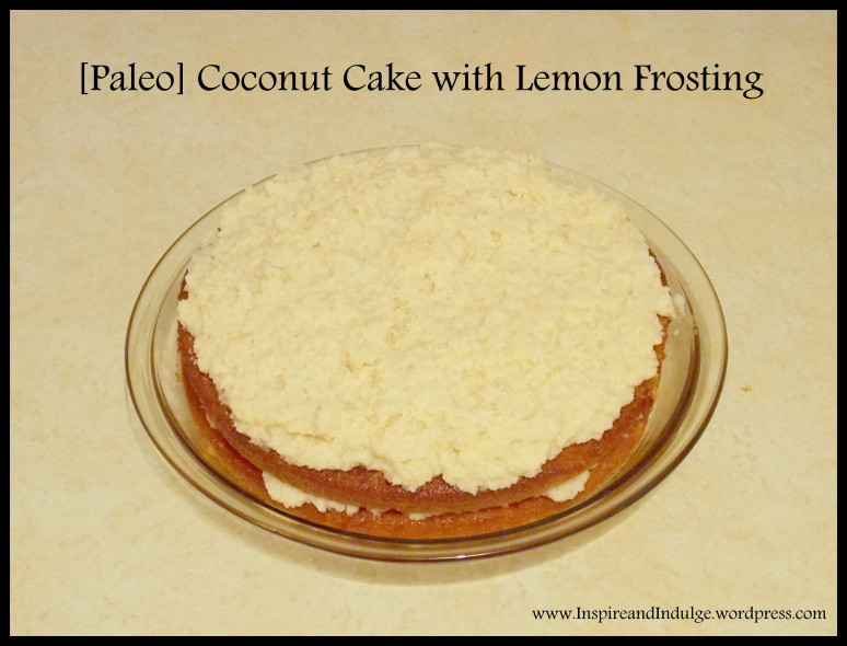 Paleo Coconut Cake
 [Paleo] Coconut Cake with Lemon Frosting