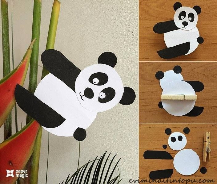 Panda Crafts For Preschoolers
 Panda craft ideas funnycrafts kindergarten