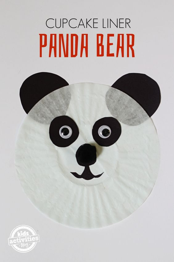 Panda Crafts For Preschoolers
 Panda Bear Cupcake Liner Craft