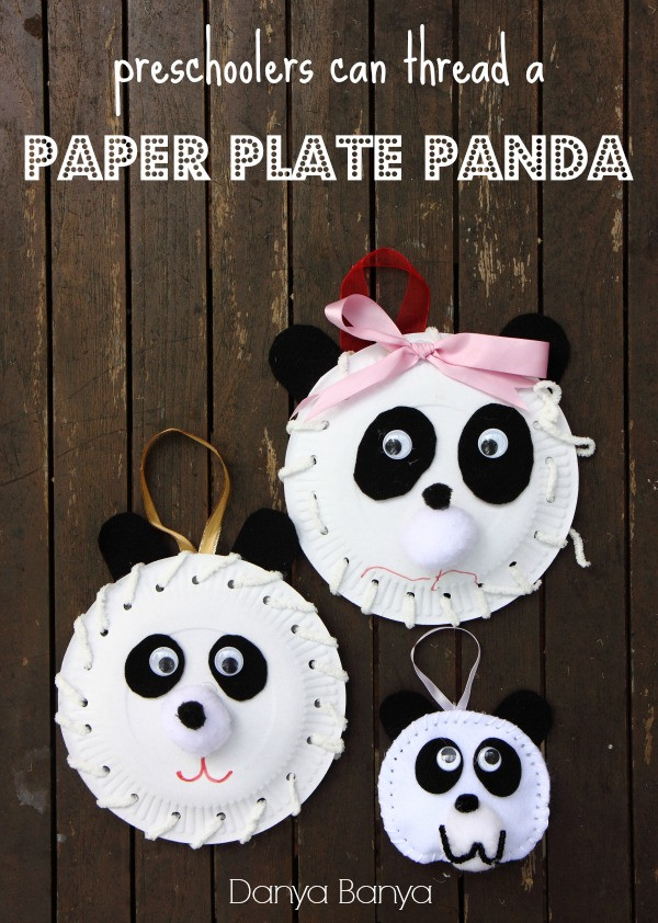 Panda Crafts For Preschoolers
 Paper Plate Panda – Danya Banya