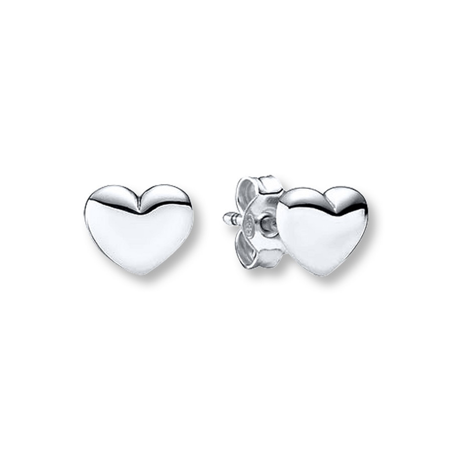 Pandora Heart Earrings
 Jared PANDORA Heart Earrings Sterling Silver