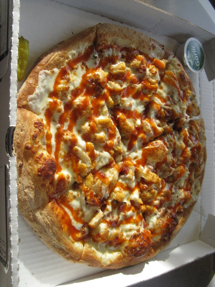 Papa John'S Pizza Buffalo Chicken Pizza
 e large 14 inch diameter buffalo chicken pizza for $10