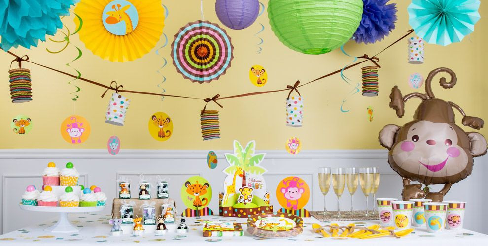 Party City Safari Theme Baby Shower
 Fisher Price Jungle Baby Shower Decorations Party City
