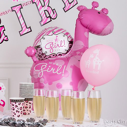 Party City Safari Theme Baby Shower
 Pink Safari Girl s Baby Shower Ideas