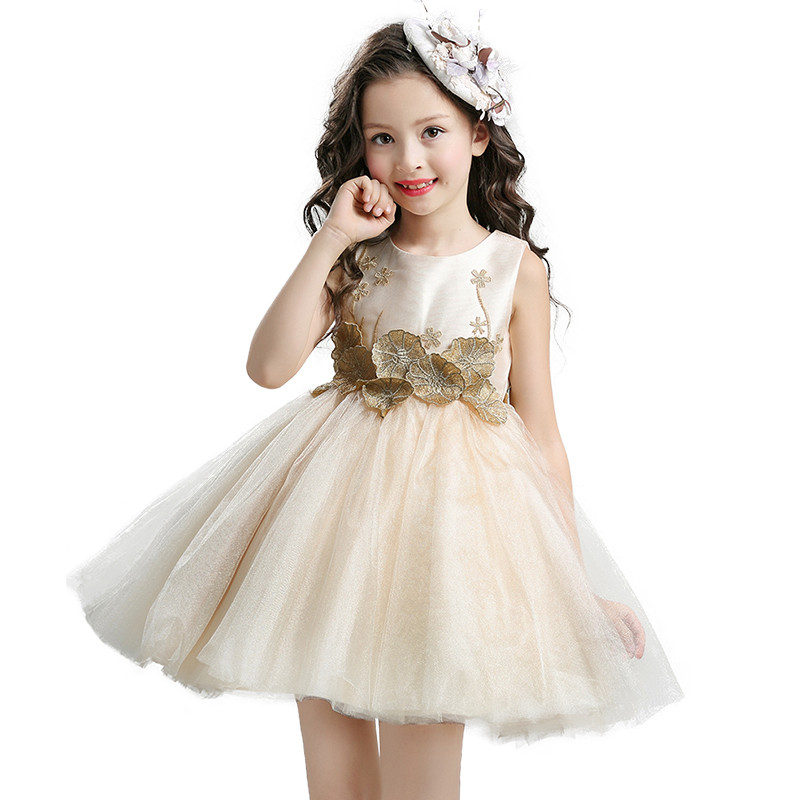 Party Dresses For Kids
 2017 Kids Girls Flower Dress Children Girl Sleeveless