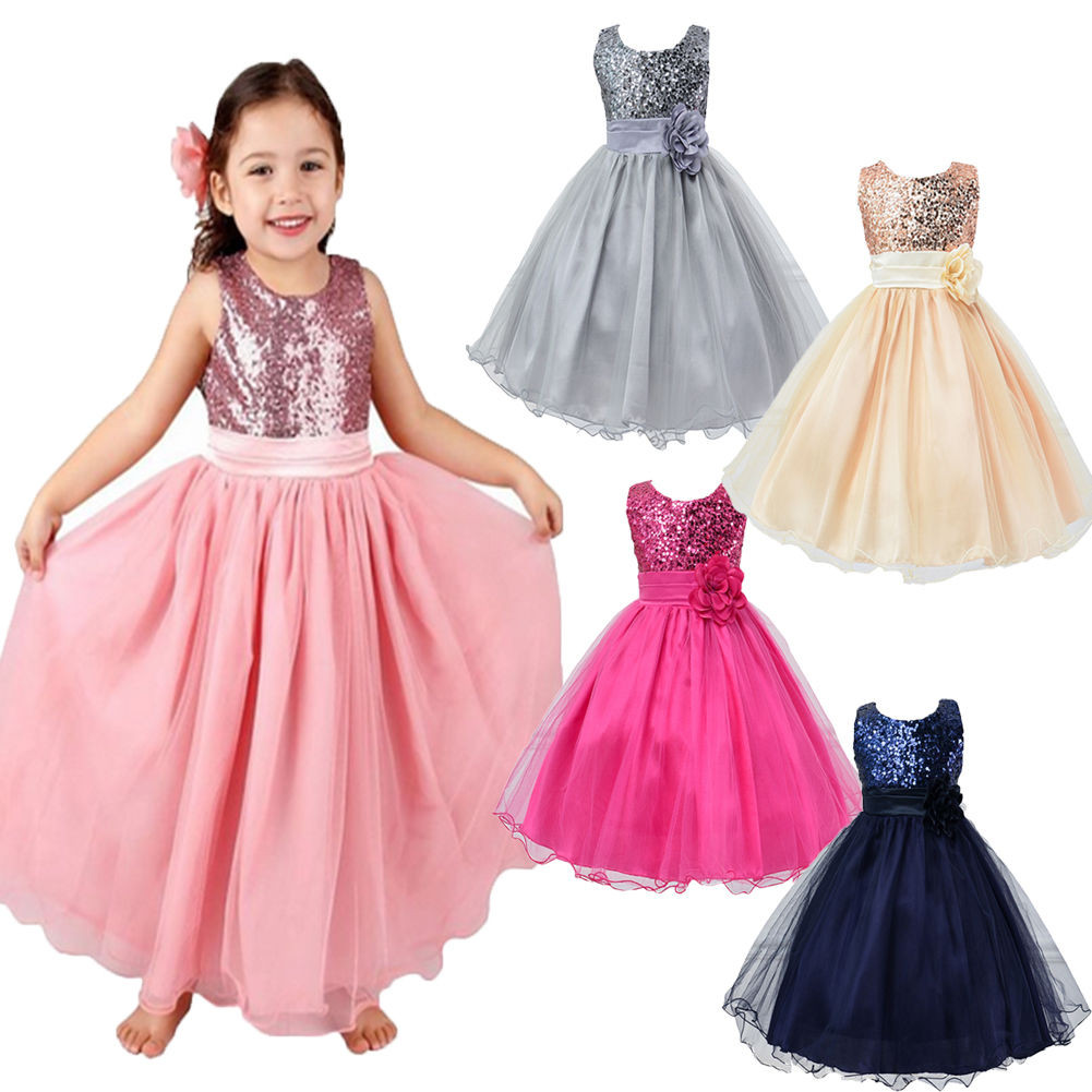 Party Dresses For Kids
 2016 New Summer Wedding Party Girls Dress Princess Baby