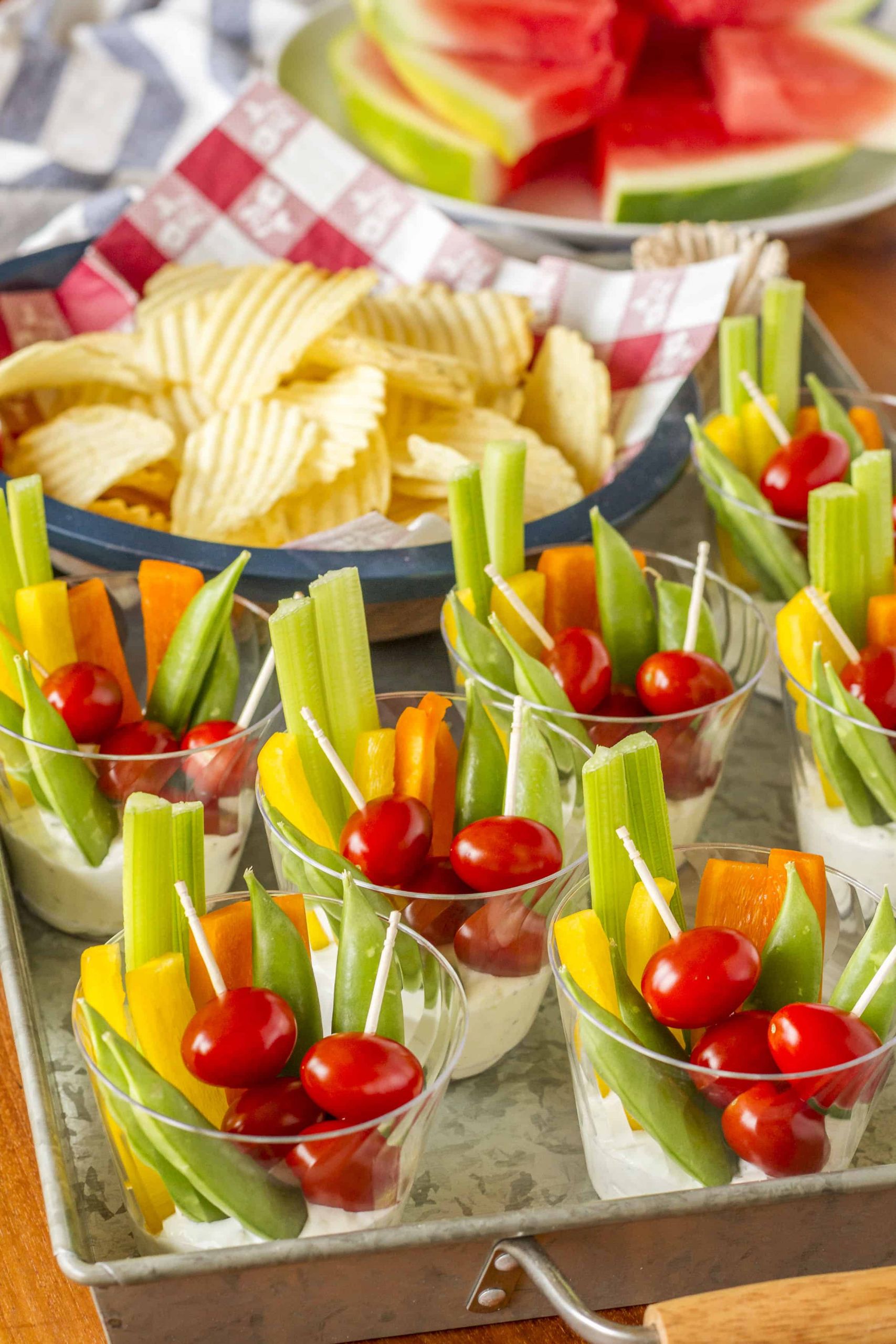 Party Finger Foods Ideas
 Individual Veggie Cups Party Appetizer Unsophisticook