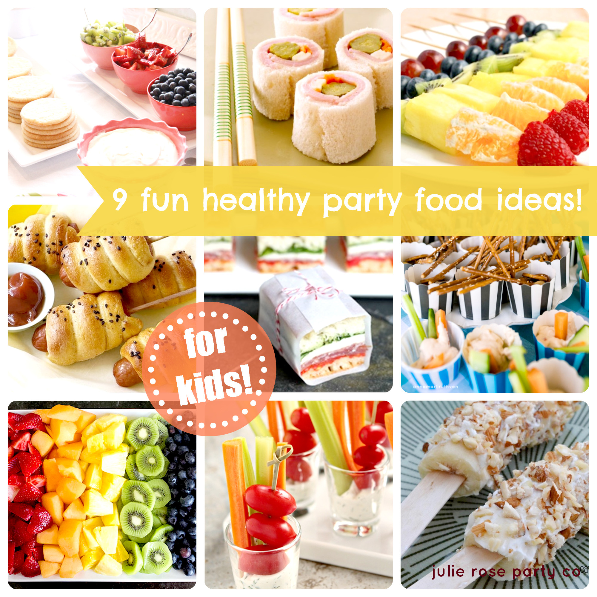 Party Food For Kids
 9 fun and healthy party food ideas kids