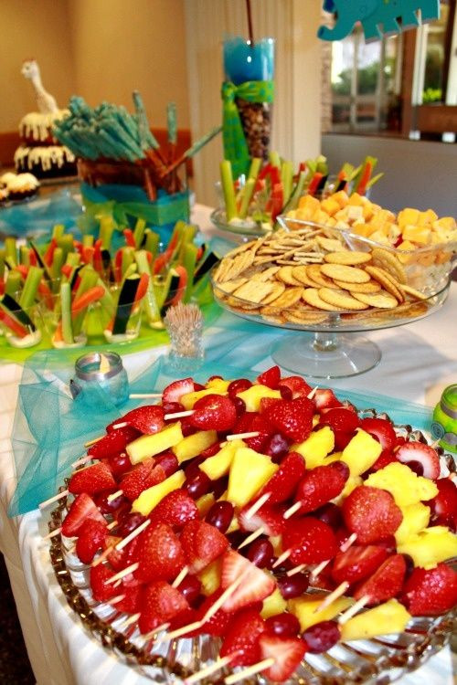 Party Food Ideas For Baby Shower
 Baby Shower Food Spread – Yummy gotta keep my baby that