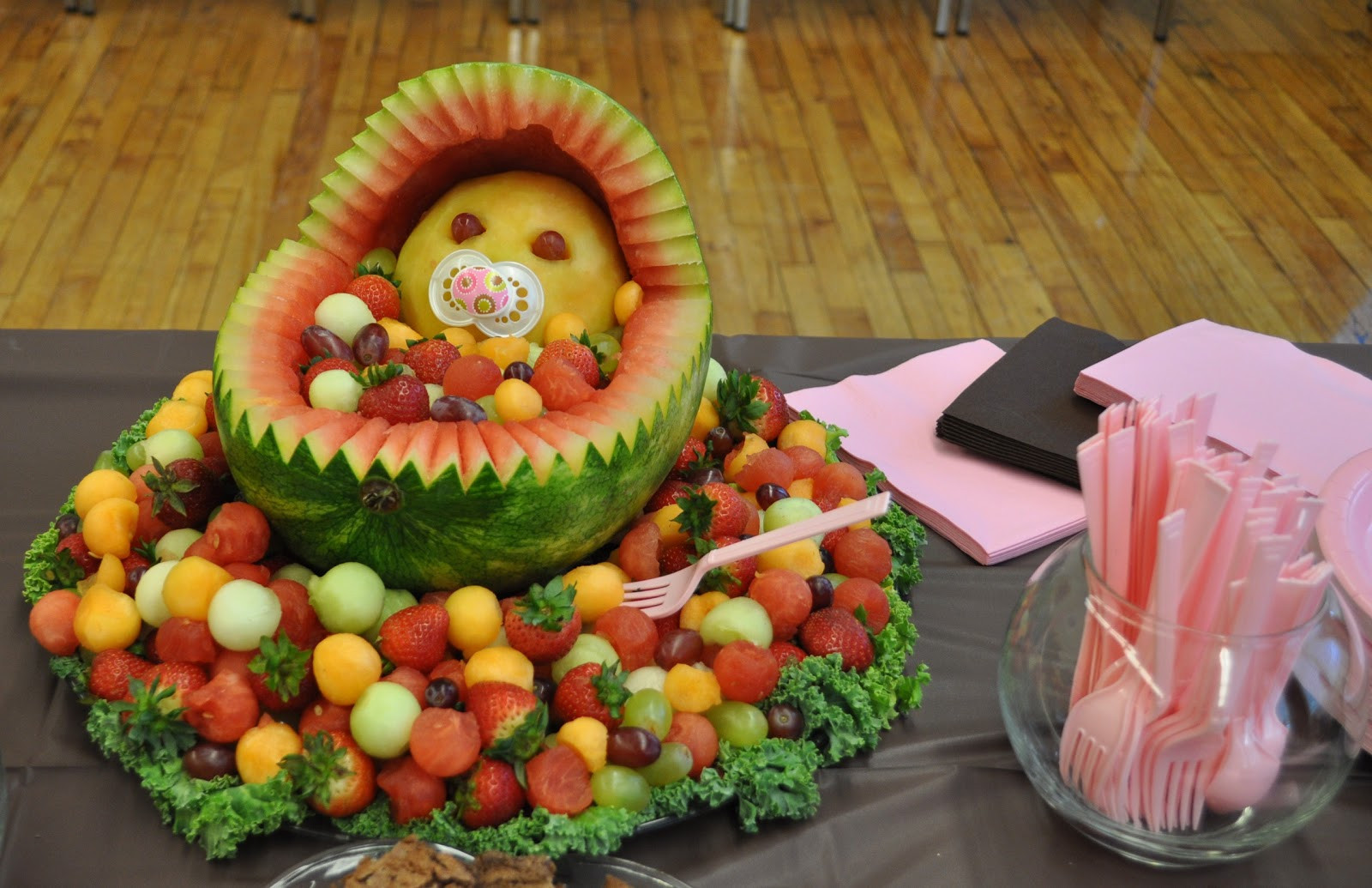 Party Food Ideas For Baby Shower
 Design to Shine Fruit Baby Shower idea