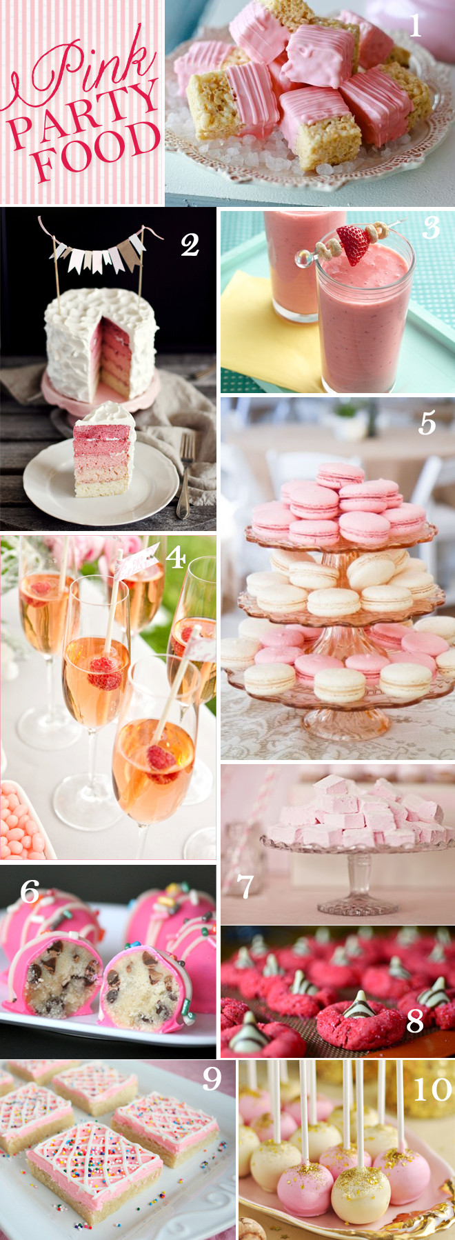 Party Ideas Food &amp; Drink
 10 Pink Party Foods Drinks I have a pinkalicous