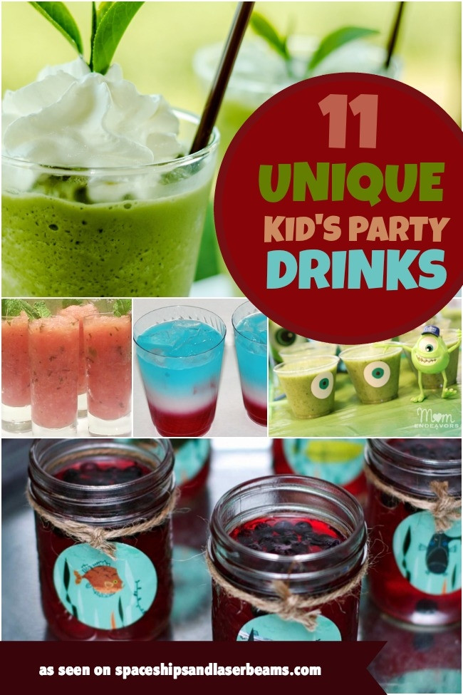 Party Ideas Food &amp; Drink
 11 Unique Kid s Party Drinks Spaceships and Laser Beams