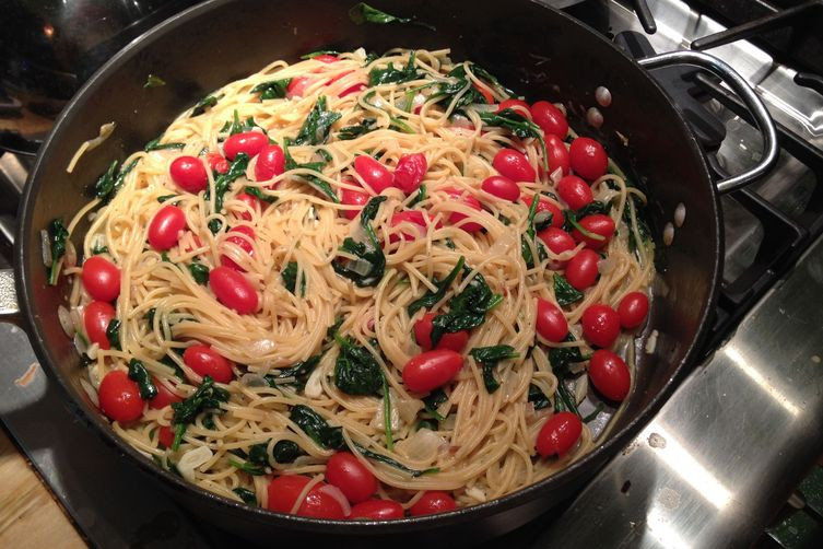 Pasta Recipes For Baby
 Pasta Cooked in Chicken Stock with Baby Spinach & Grape