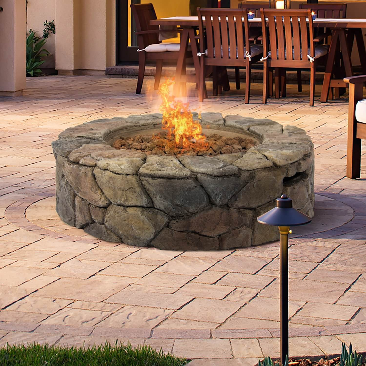 Patio Fire Pit Propane
 Top 15 Types of Propane Patio Fire Pits with Table Buying