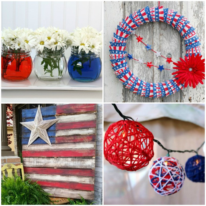 Patriotic Decorations DIY
 19 Gorgeous DIY Patriotic Decor Ideas
