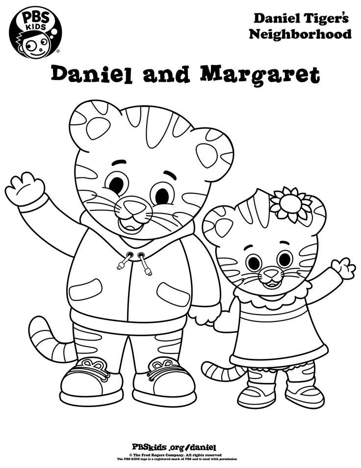 Pbskids.Org Coloring Pages
 Coloring Daniel Tiger s Neighborhood