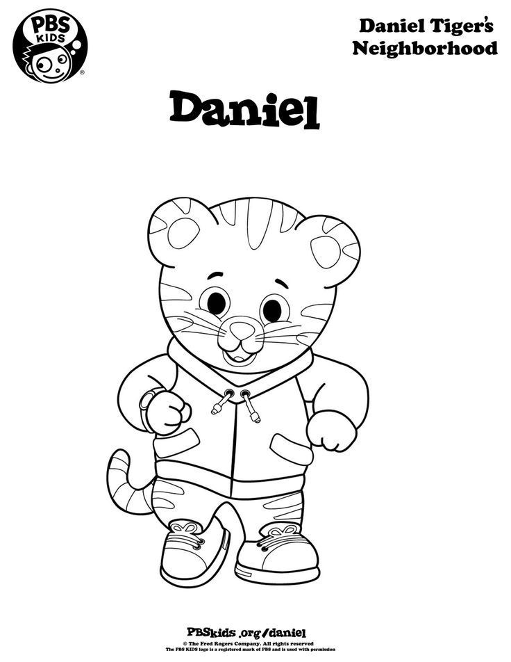 Pbskids.Org Coloring Pages
 daniel tiger printables Google Search