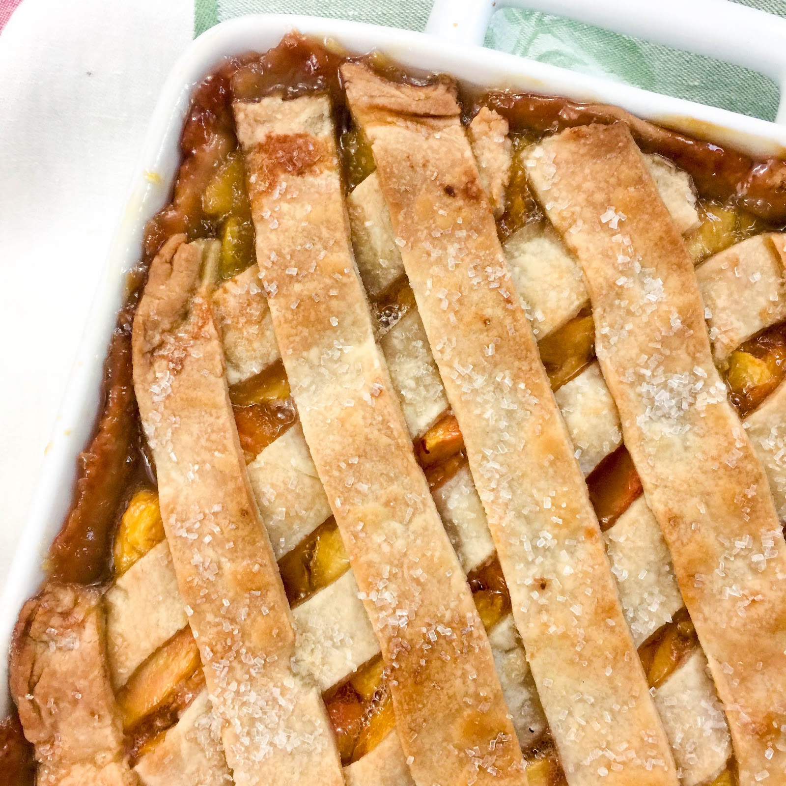 Peach Cobbler With Pie Crust
 Fresh Peach Cobbler With A Homemade Double Crust Granny s