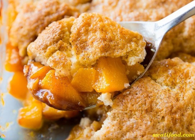 Peach Cobbler With Pie Crust
 peach cobbler with pie crust Swati Food