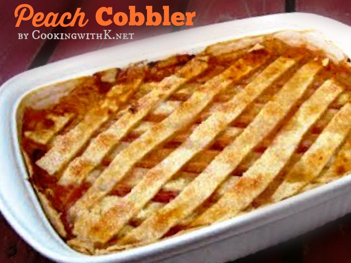 Peach Cobbler With Pie Crust
 Cooking with K Apple Dumplings Cobbler This could be e