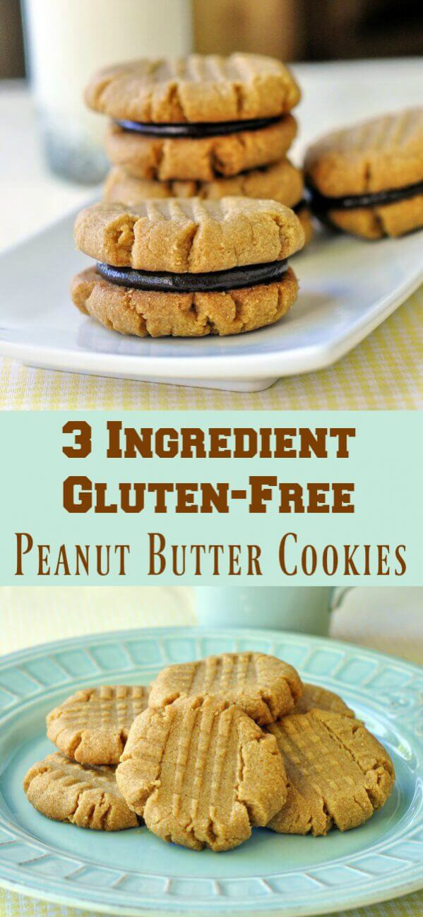 Peanut Butter Cookies Gluten Free
 Gluten Free Peanut Butter Cookies using only 3 ingre nts